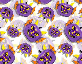 南瓜印花华亿平台图片