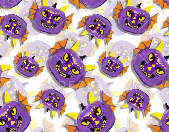 南瓜印花华亿平台图片