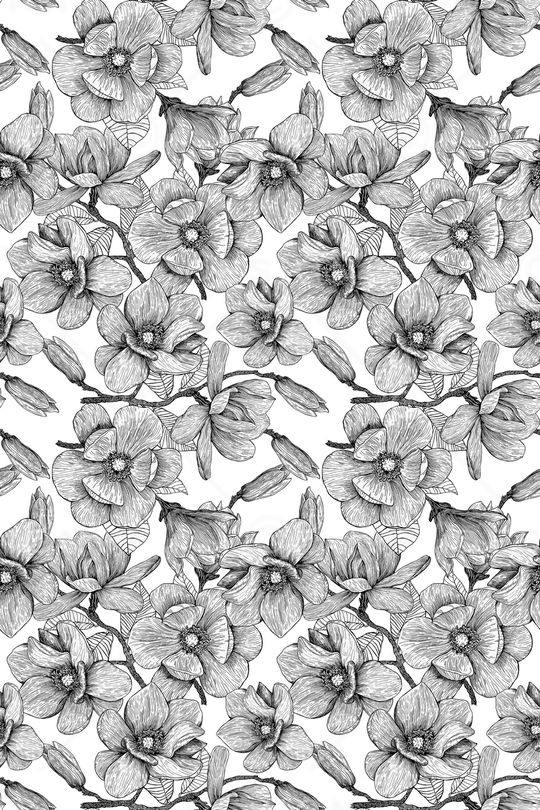 清爽底花卉印花华亿平台图片