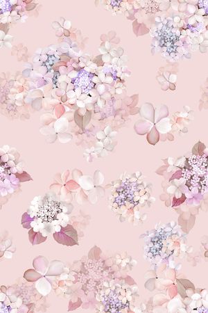 清爽底花卉印花华亿平台图片