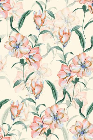 绿植树叶印花华亿平台图片