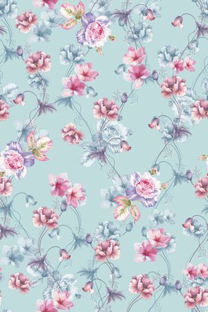 绿植树叶印花华亿平台图片