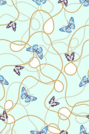 花卉蝴蝶印花华亿平台图片