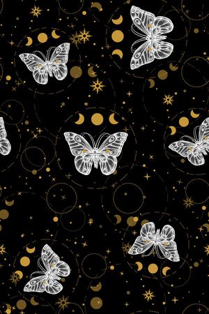 花卉蝴蝶印花华亿平台图片