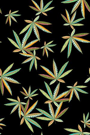 绿植树叶印花华亿平台图片