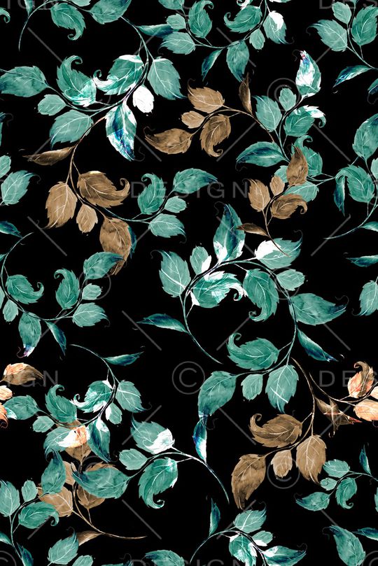 绿植树叶印花华亿平台图片