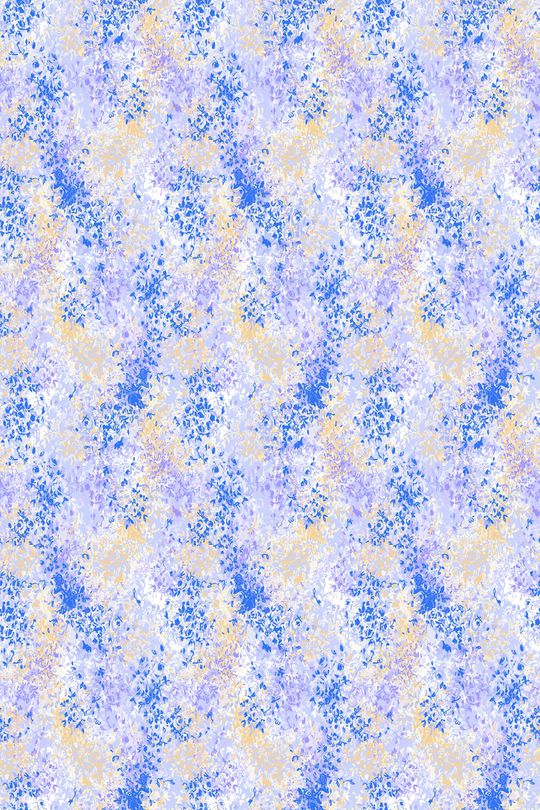 清爽底花卉印花华亿平台图片