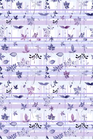 清爽底花卉印花华亿平台图片