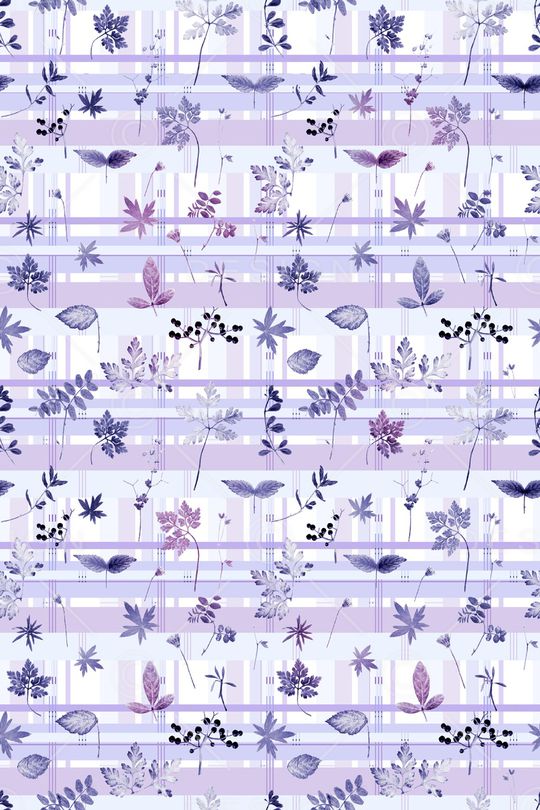 清爽底花卉印花华亿平台图片