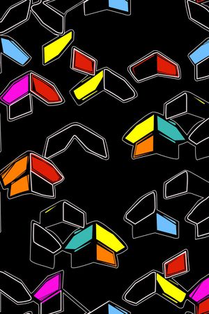 几何印花华亿平台图片