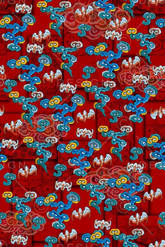 连衣裙印花华亿平台图片