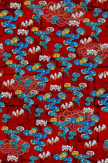 连衣裙印花华亿平台图片