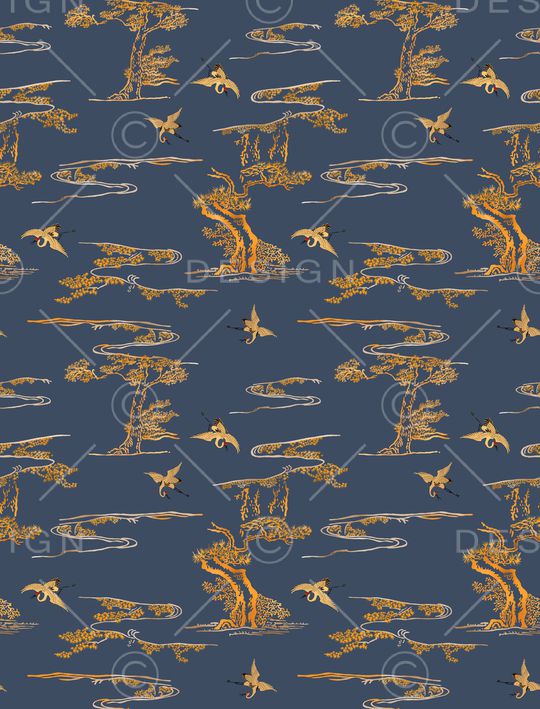 绿植树叶印花华亿平台图片