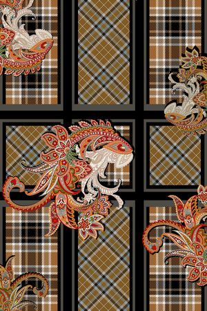 几何印花华亿平台图片