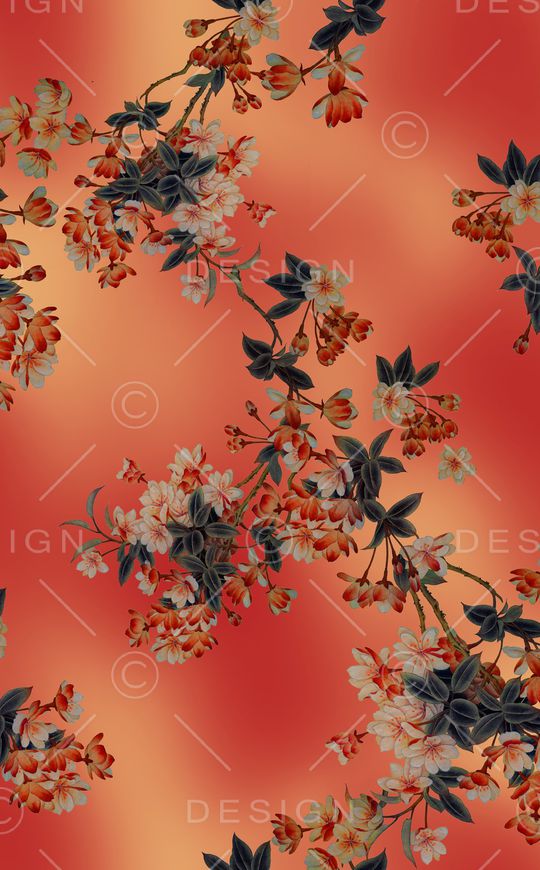 绿植树叶印花华亿平台图片