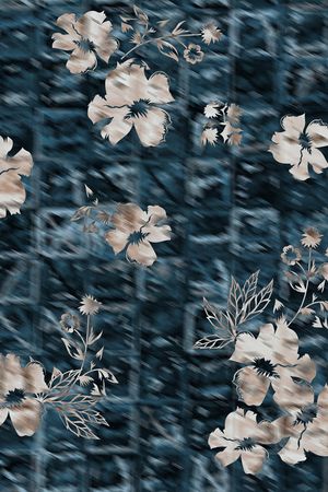 连衣裙印花华亿平台图片