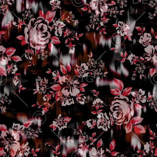 绿植树叶印花华亿平台图片