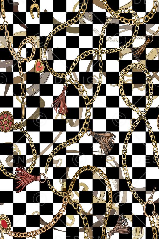 格子印花华亿平台图片