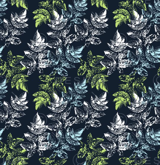 绿植树叶印花华亿平台图片