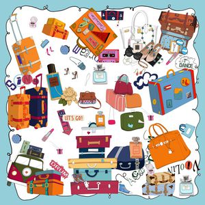 方巾印花华亿平台图片