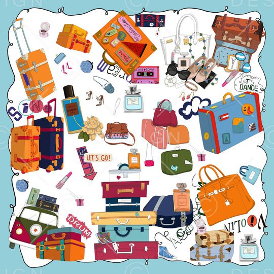 方巾印花华亿平台图片