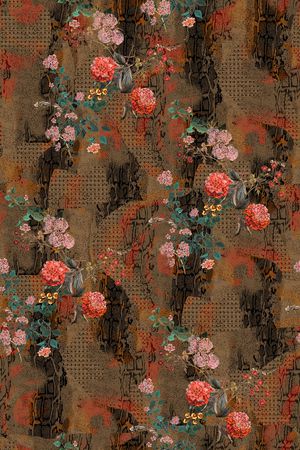 复古印花华亿平台图片