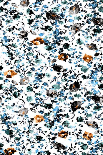 绿植树叶印花华亿平台图片