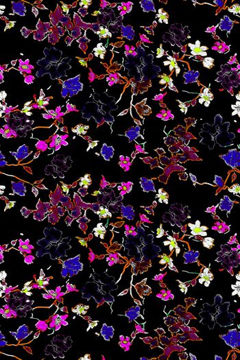 绿植树叶印花华亿平台图片