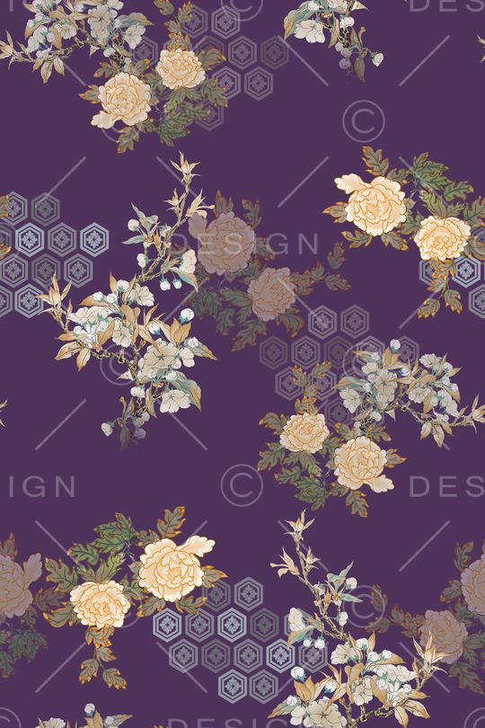 中国风印花华亿平台图片