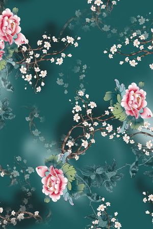 连衣裙印花华亿平台图片