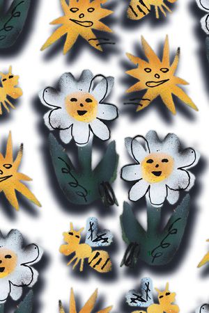 笑脸印花华亿平台图片