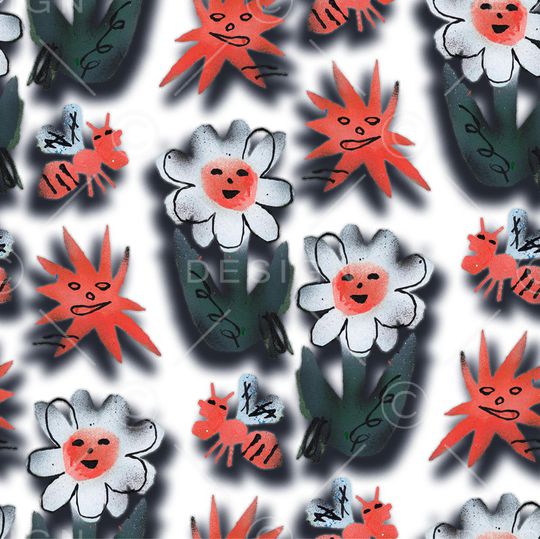 笑脸印花华亿平台图片