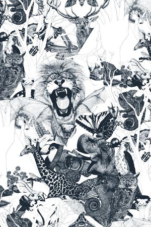 复古印花华亿平台图片