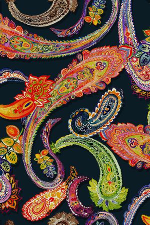 佩斯利印花华亿平台图片