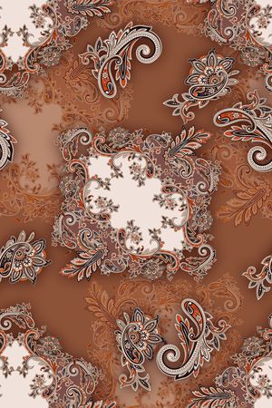 佩斯利印花华亿平台图片