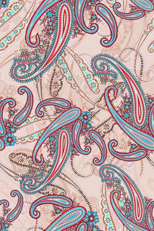 佩斯利印花华亿平台图片