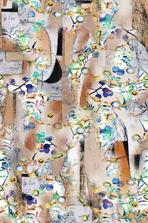 绿植树叶印花华亿平台图片