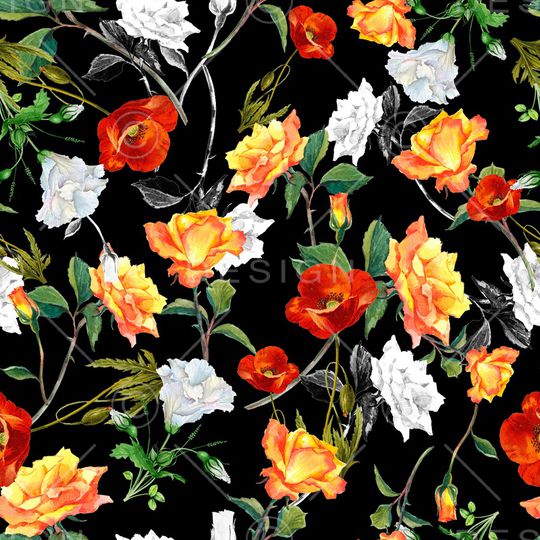 绿植树叶印花华亿平台图片