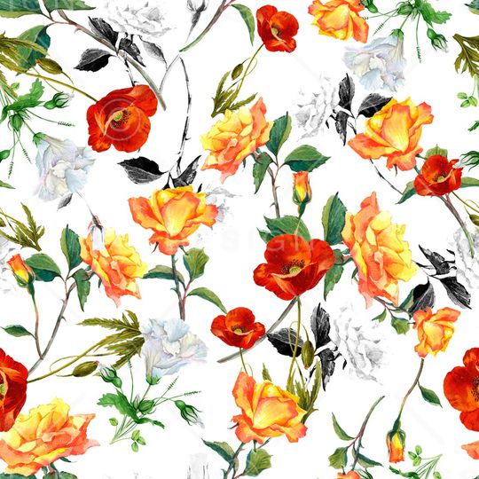 绿植树叶印花华亿平台图片