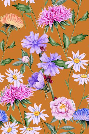 绿植树叶印花华亿平台图片