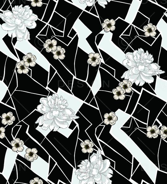 连衣裙印花华亿平台图片