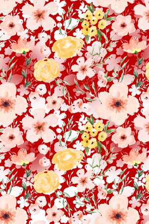 绿植树叶印花华亿平台图片