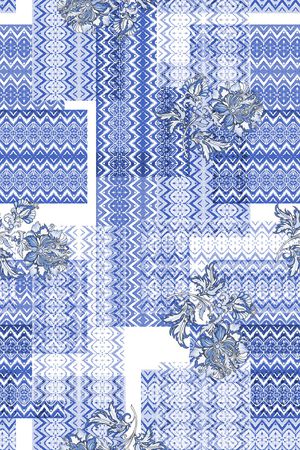 几何印花华亿平台图片