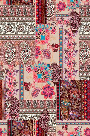 几何印花华亿平台图片