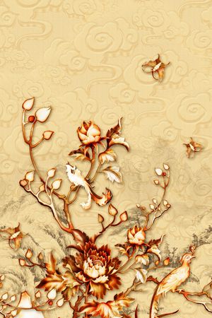 定位花印花华亿平台图片