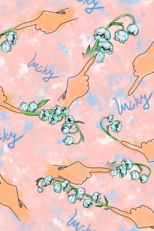 春夏华亿平台印花华亿平台图片