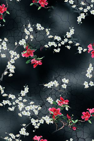 连衣裙印花华亿平台图片