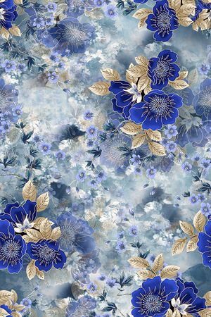 绿植树叶印花华亿平台图片