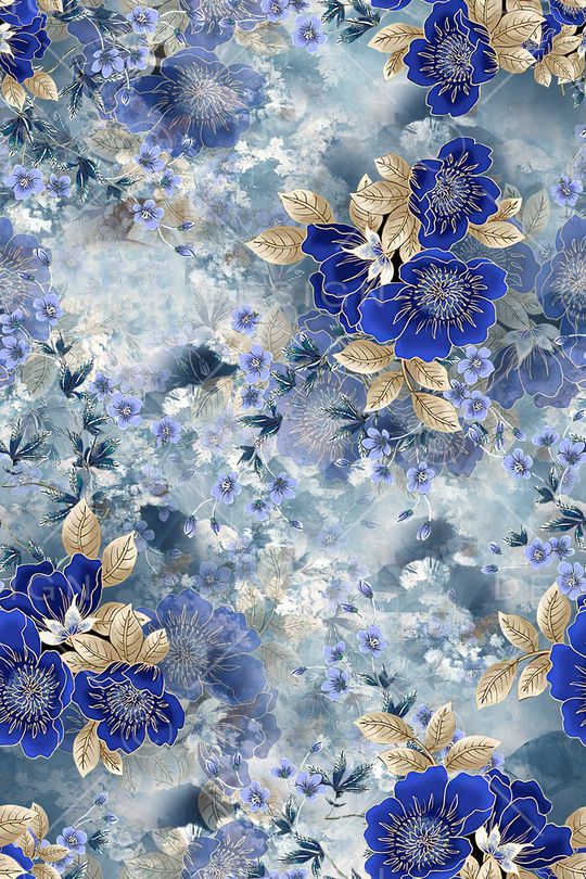 绿植树叶印花华亿平台图片