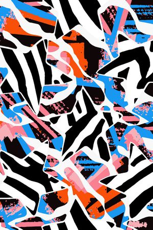 几何印花华亿平台图片